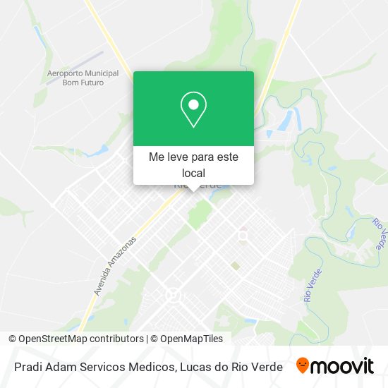 Pradi Adam Servicos Medicos mapa