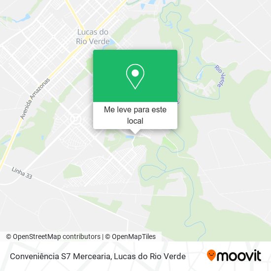 Conveniência S7 Mercearia mapa