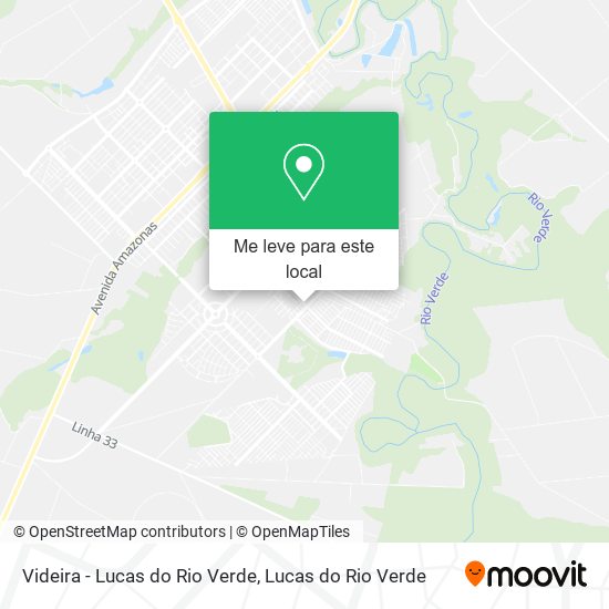 Videira - Lucas do Rio Verde mapa