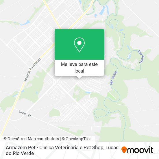 Armazém Pet - Clínica Veterinária e Pet Shop mapa