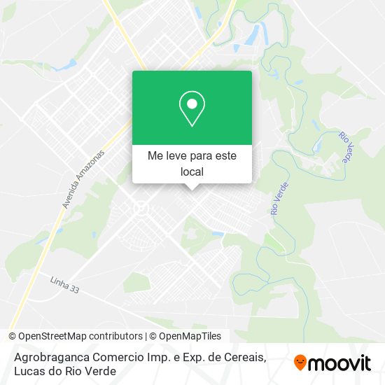 Agrobraganca Comercio Imp. e Exp. de Cereais mapa