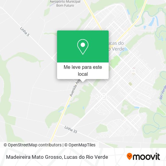 Madeireira Mato Grosso mapa