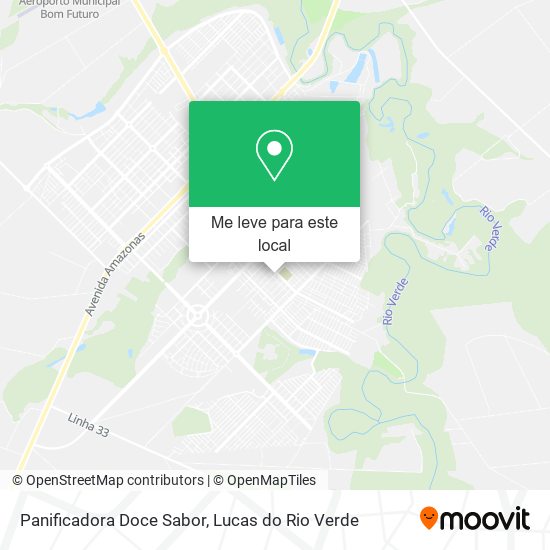 Panificadora Doce Sabor mapa