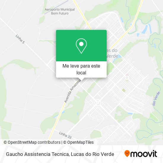 Gaucho Assistencia Tecnica mapa