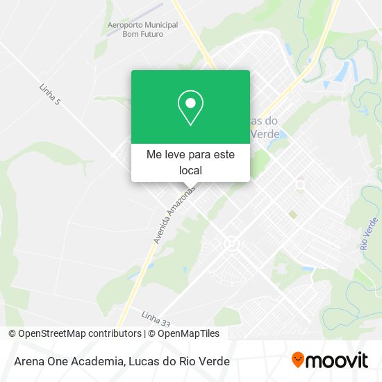 Arena One Academia mapa