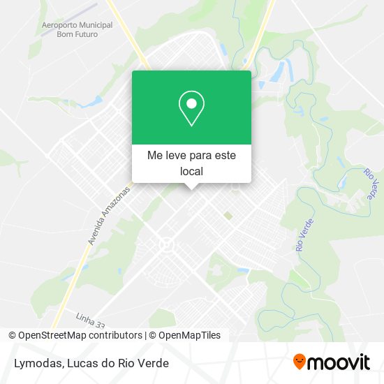 Lymodas mapa