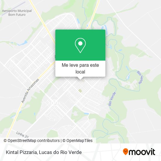 Kintal Pizzaria mapa