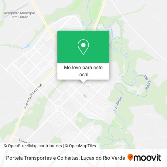 Portela Transportes e Colheitas mapa