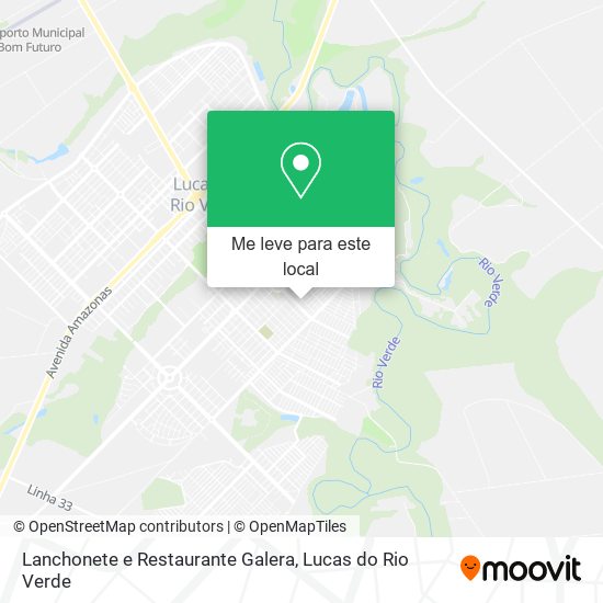 Lanchonete e Restaurante Galera mapa