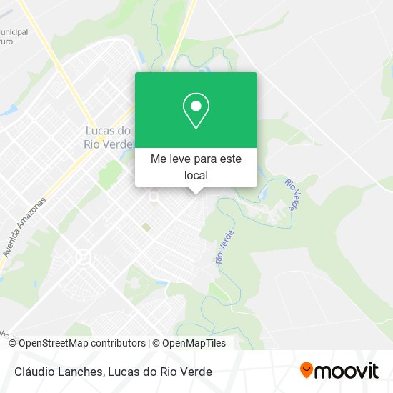 Cláudio Lanches mapa