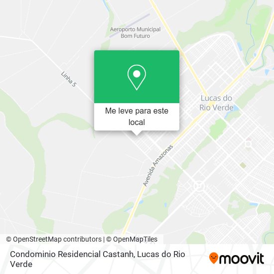 Condominio Residencial Castanh mapa