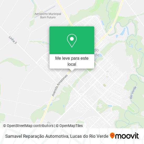 Samavel Reparação Automotiva mapa
