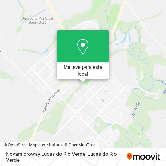 Novamicroway Lucas do Rio Verde mapa