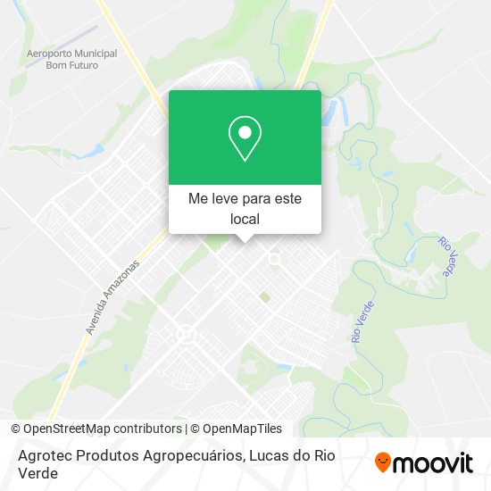 Agrotec Produtos Agropecuários mapa