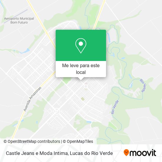 Castle Jeans e Moda Intima mapa