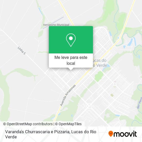 Varanda's Churrascaria e Pizzaria mapa