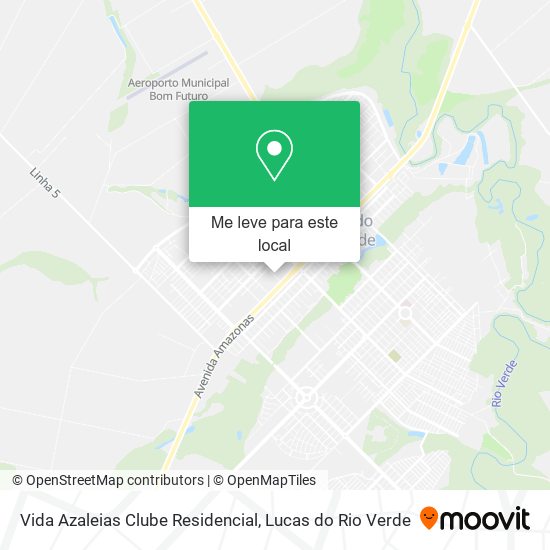 Vida Azaleias Clube Residencial mapa