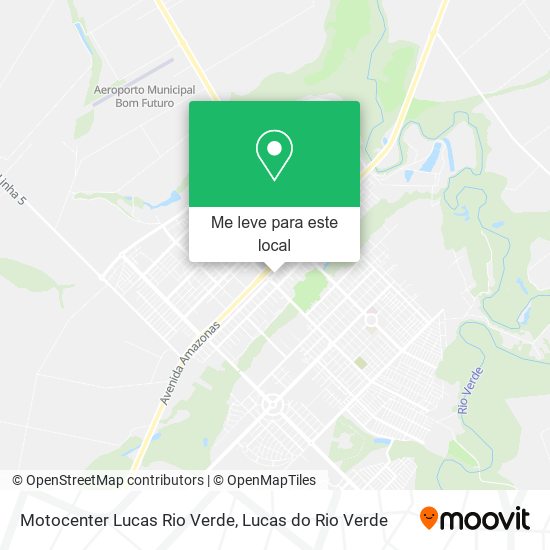 Motocenter Lucas Rio Verde mapa