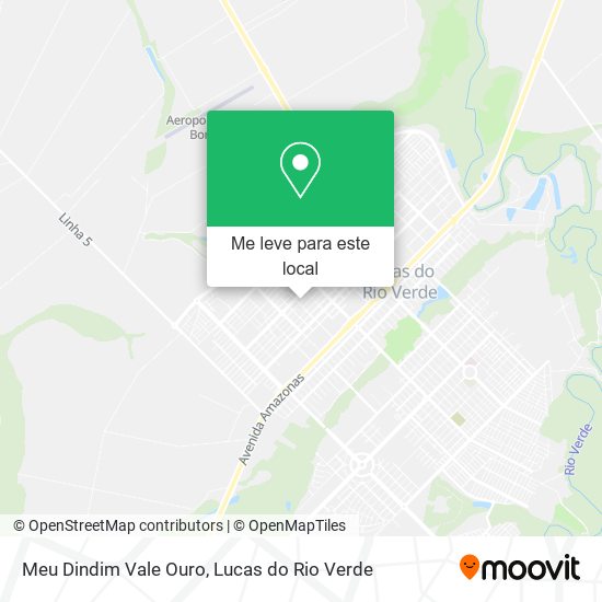 Meu Dindim Vale Ouro mapa