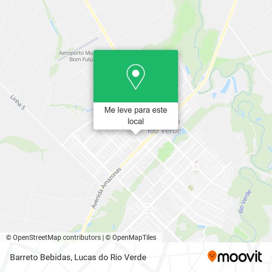 Barreto Bebidas mapa