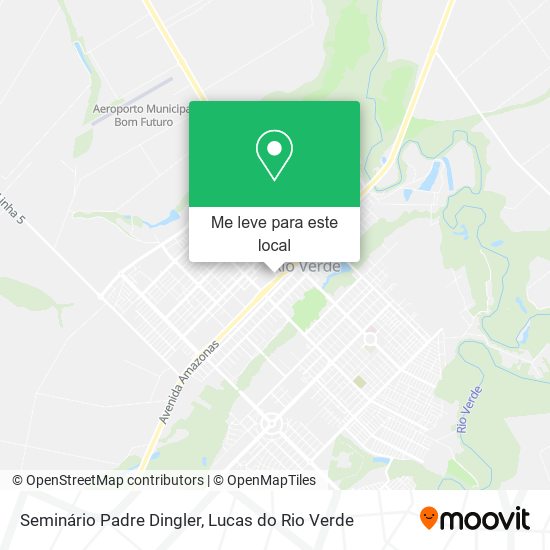 Seminário Padre Dingler mapa