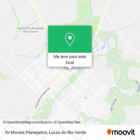 Sv Moveis Planejados mapa