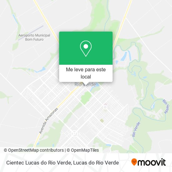 Cientec Lucas do Rio Verde mapa