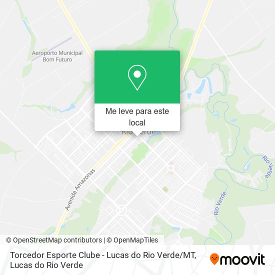Torcedor Esporte Clube - Lucas do Rio Verde / MT mapa