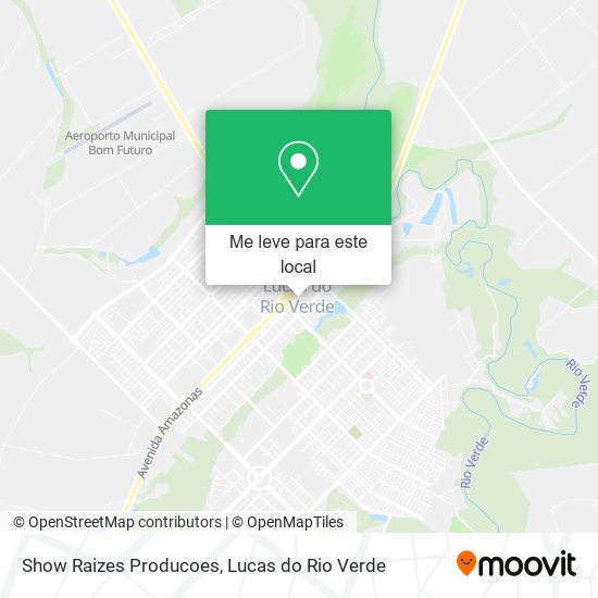 Show Raizes Producoes mapa