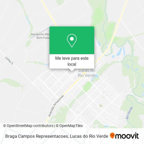 Braga Campos Representacoes mapa