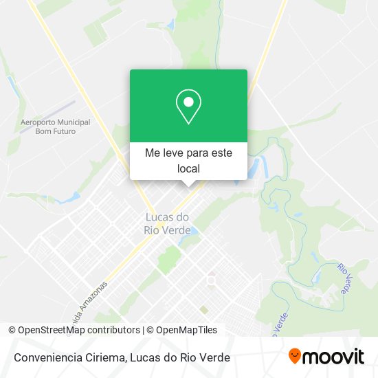 Conveniencia Ciriema mapa