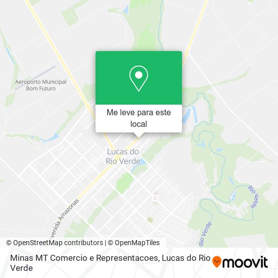 Minas MT Comercio e Representacoes mapa