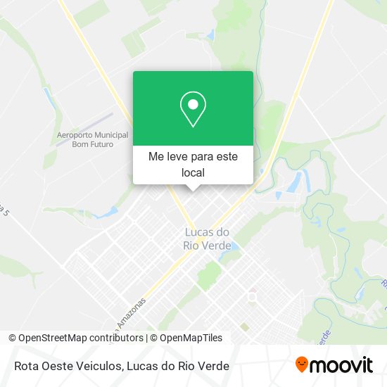 Rota Oeste Veiculos mapa