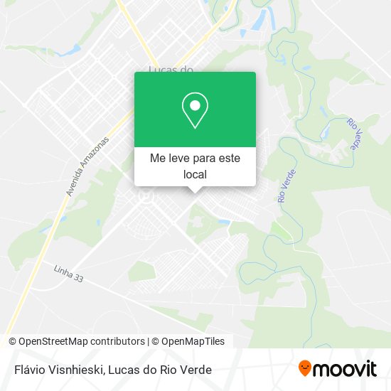 Flávio Visnhieski mapa