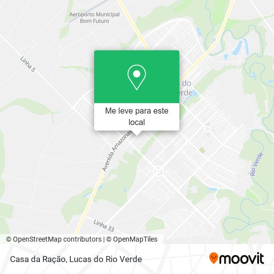 Casa da Ração mapa