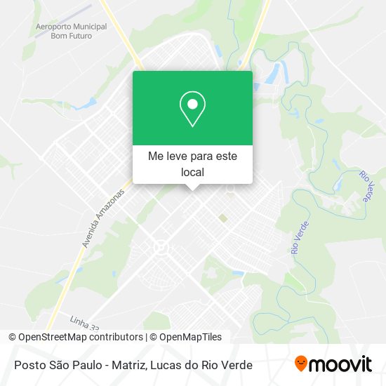 Posto São Paulo - Matriz mapa