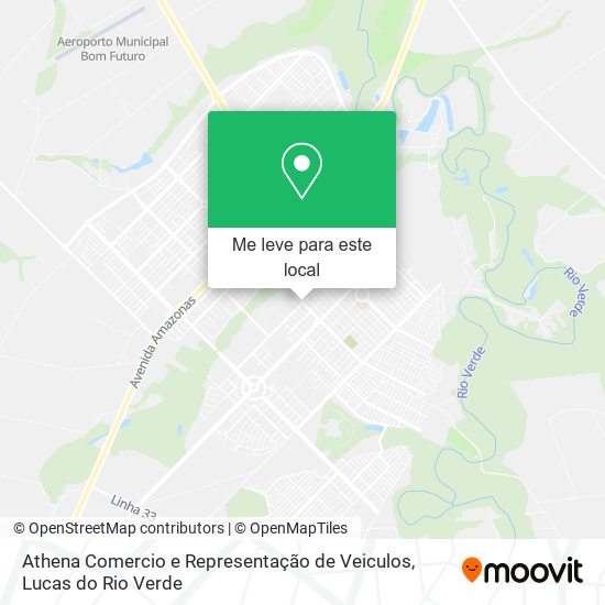 Athena Comercio e Representação de Veiculos mapa