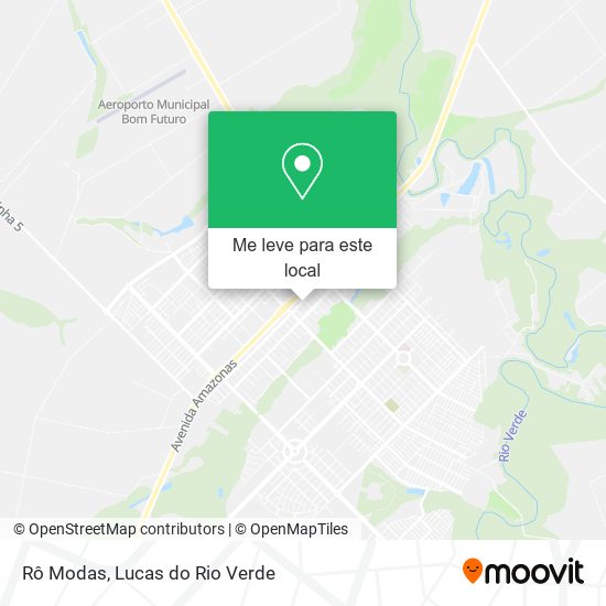 Rô Modas mapa