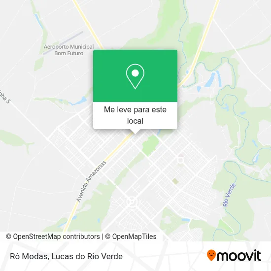 Rô Modas mapa