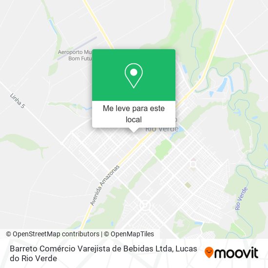 Barreto Comércio Varejista de Bebidas Ltda mapa