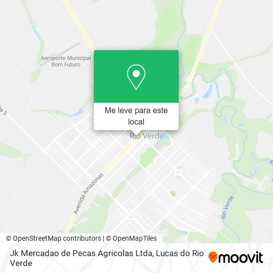 Jk Mercadao de Pecas Agricolas Ltda mapa