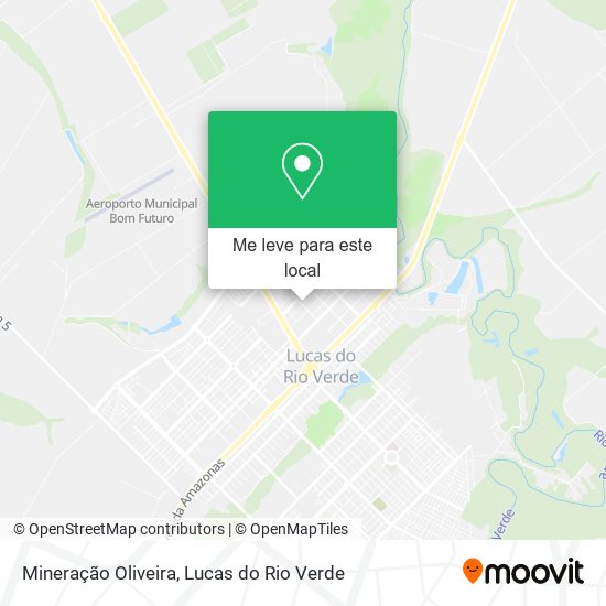 Mineração Oliveira mapa
