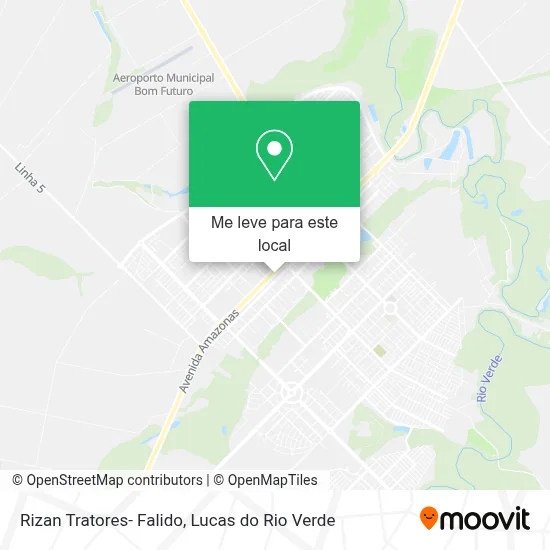 Rizan Tratores- Falido mapa