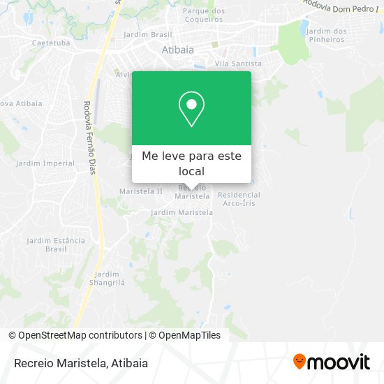Recreio Maristela mapa