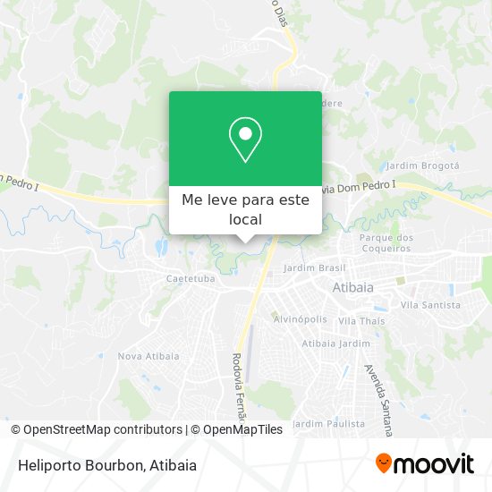 Heliporto Bourbon mapa