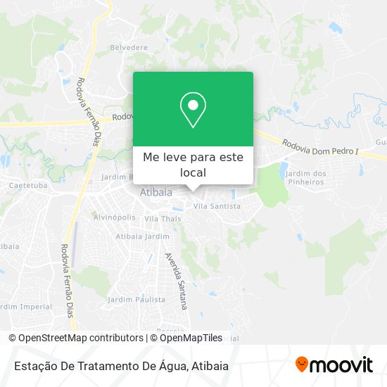 Estação De Tratamento De Água mapa