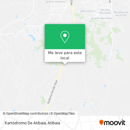 Kartódromo De Atibaia mapa