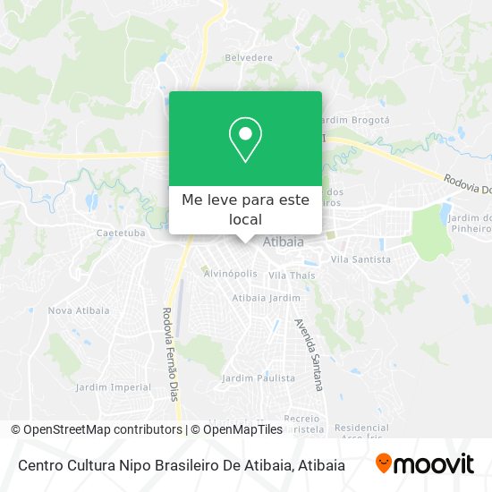 Centro Cultura Nipo Brasileiro De Atibaia mapa