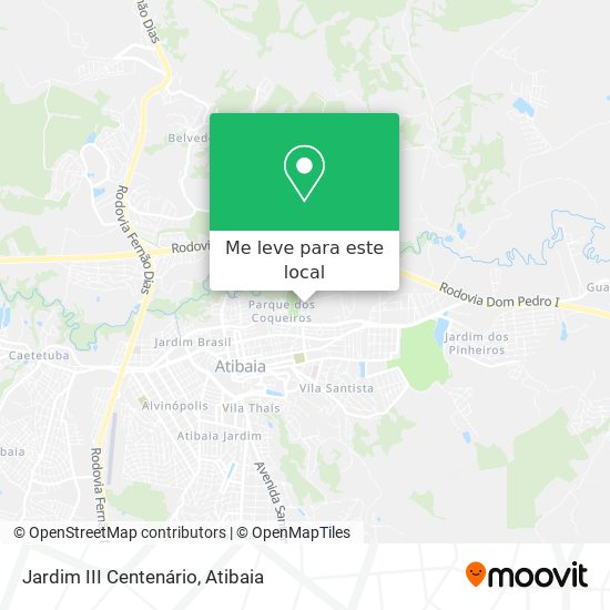Jardim III Centenário mapa