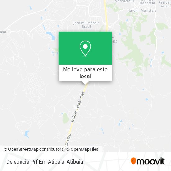 Delegacia Prf Em Atibaia mapa
